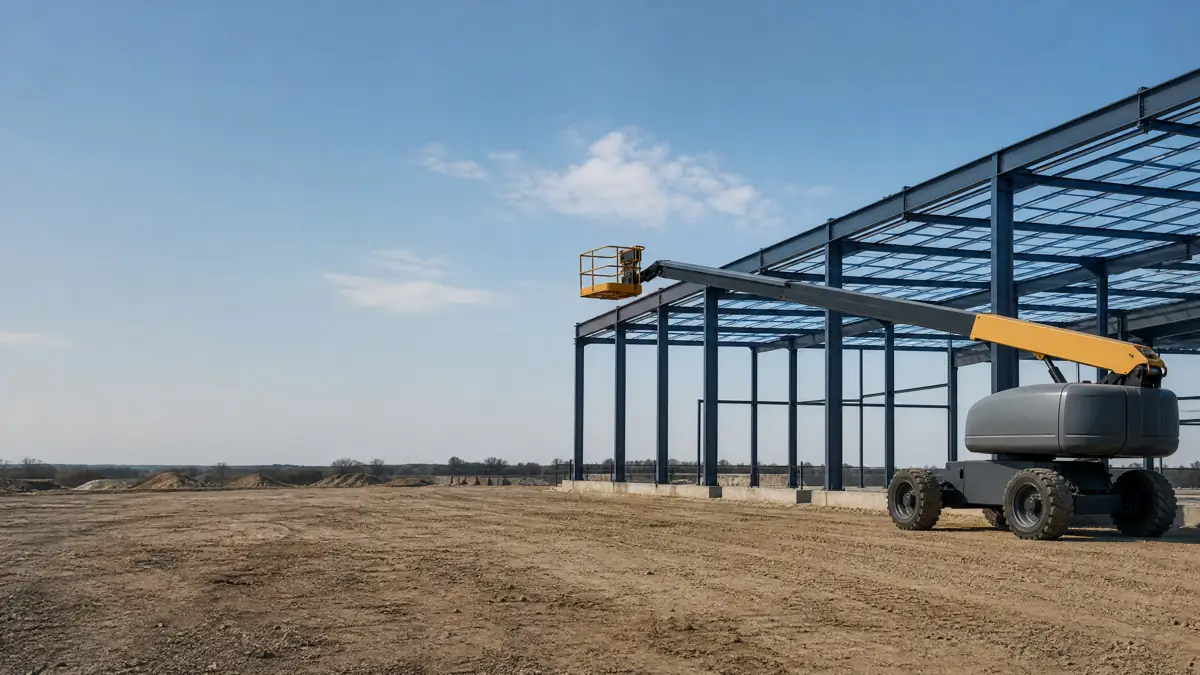 Rough Terrain Scissor Lifts jobsite access in Cincinnati