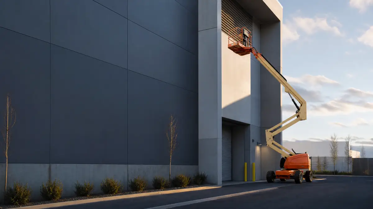 Articulating Boom Lifts jobsite access in Cincinnati